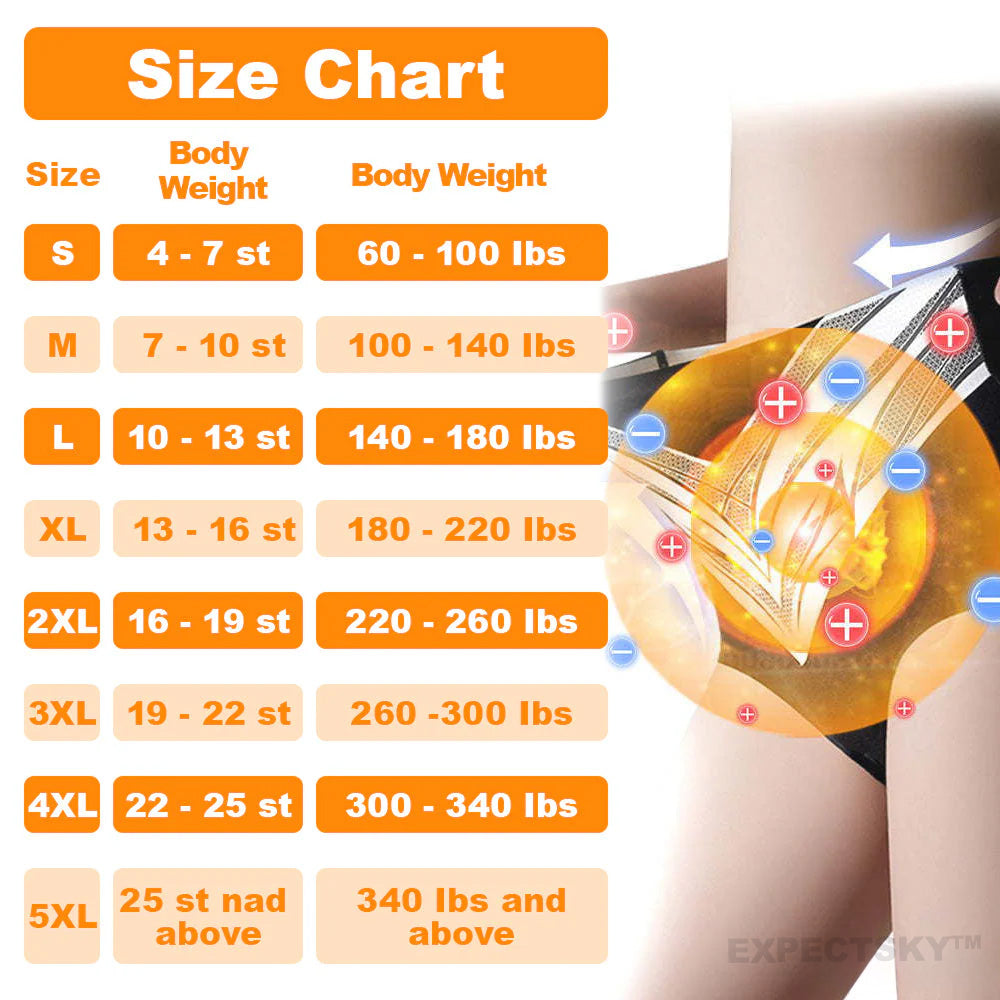Medical Grade Titanium Fiber Self-heating Tourmaline Shaping Shorts💥