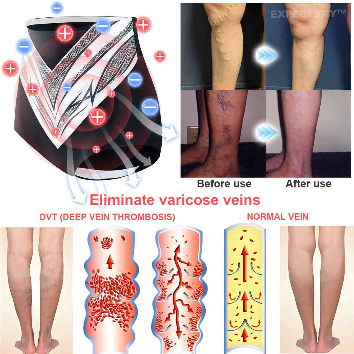 Medical Grade Titanium Fiber Self-heating Tourmaline Shaping Shorts💥